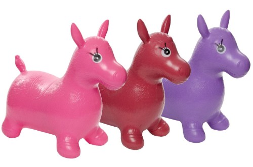 Konik do skakania 46 cm Dmuchany Nadmuchiwany dla dzieci mix kolorów  (1).jpg