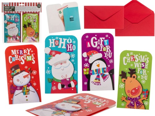 Koperta prezentowa Merry Christmas 2 sztuki na pieniądze .jpg