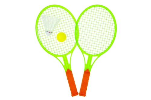 Rakietki do badmintona tenisa z piłeczką i lotką Paletki  (1).jpg