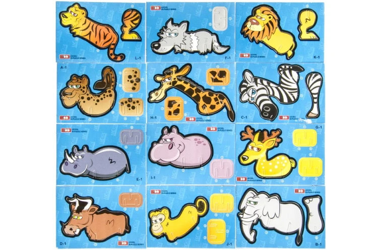 Zbuduj dzikie zwierzę puzzle 3D Układanka różne wzory  (2).jpg