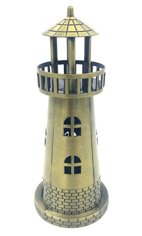 Metalowa Latarnia morska dekoracja Figurka marynistyczna 18,5cm  (1).jpg