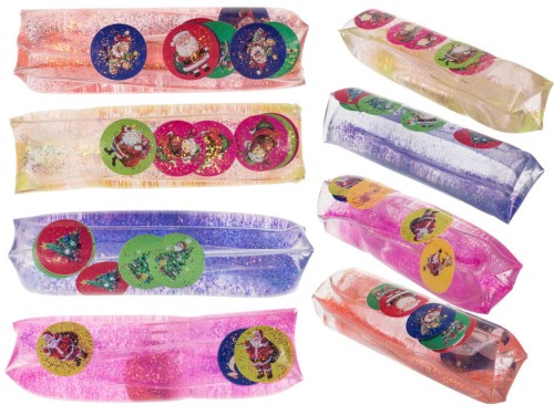 Gniotek wodny Boże Narodzenie z płynem Zabawka antystresowa Świąteczna 2.jpg