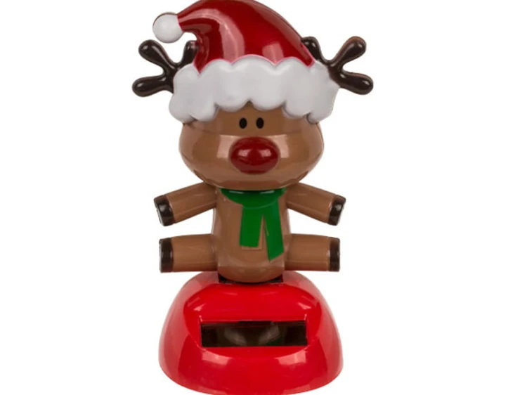 Figurka solarna Boże Narodzenie Słoneczna Bałwan Mikołaj Renifer tańcząca 1.jpg