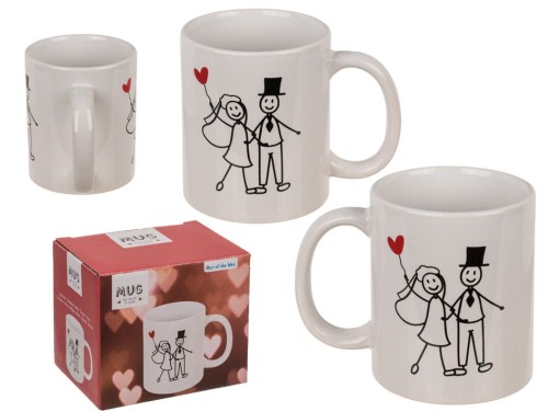 Kubek prezentowy Młoda para 300ml kamionka Ślub Wesele .jpg