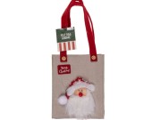 Torba prezentowa z filcu z Mikołajem Merry Christmas Świąteczna na prezenty 1.jpg