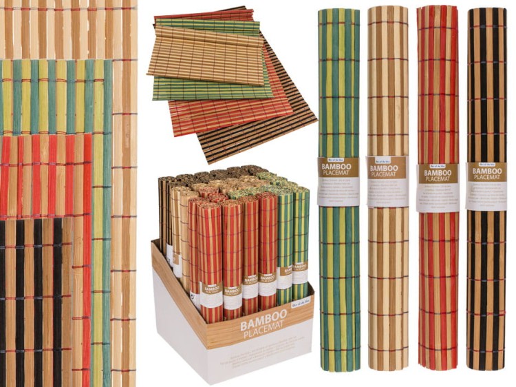 Bambusowa podkładka na stół Mata pod naczynia bambus prostokątna 2.jpg