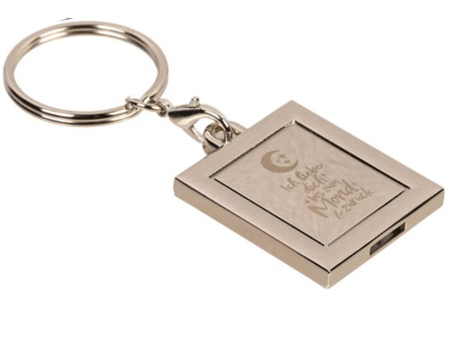 Metalowy breloczek na zdjęcie z dedykacją wersja niemiecka Brelok miłosny 1.jpg