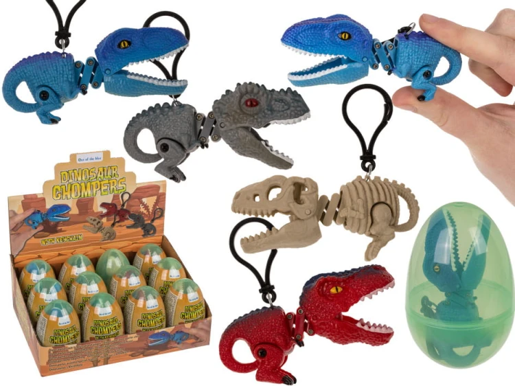 Brelok dinozaur w jajku breloczek z ruchomymi elementami mix kolor 2.jpg