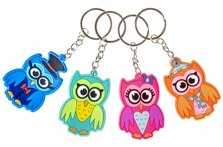 Brelok sowa różne wzory kolory w okularach Breloczek brylok  (2).jpg