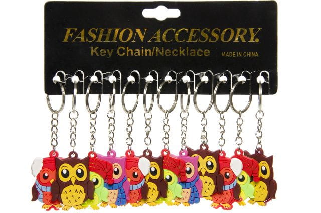 Brelok sowa różne wzory kolory w okularach Breloczek brylok  (3).jpg