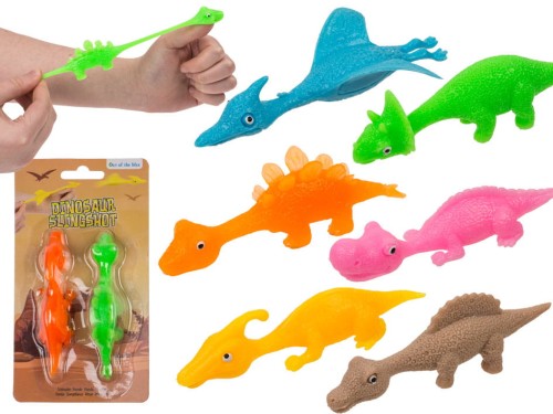 Proca dinozaury zestaw 2 sztuk do strzelania wystrzeliwania .jpg