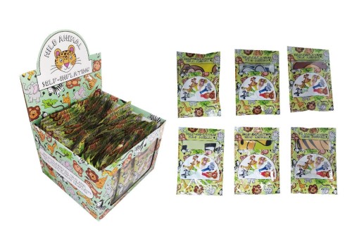 Samopompujący się balon foliowy Dzikie zwierzęta mix wzorów  (2).jpg