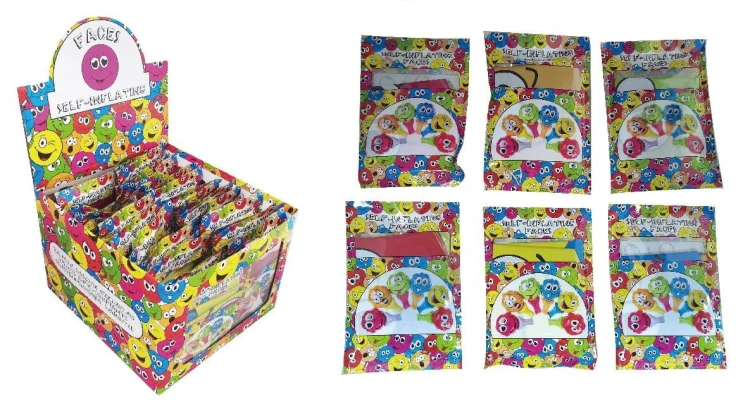 Samopompujący się balon foliowy Emotikony Emotki Buźki mix wzorów  (2).jpg