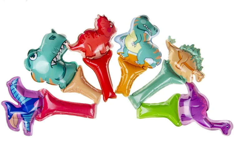 Samopompujący się balon foliowy Dinozaury mix wzorów  (1).jpg