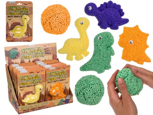 Masa z kuleczek do modelowania dinozaur Antystresowa zabawka Formowanie 2.jpg