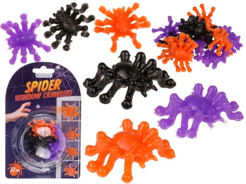 Łaziki okienne 12 sztuk pająki Lepkie klejące się .jpg