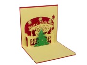 Karnet kartka na święta 3D Merry Christmas Koperta Świąteczna 1.jpg