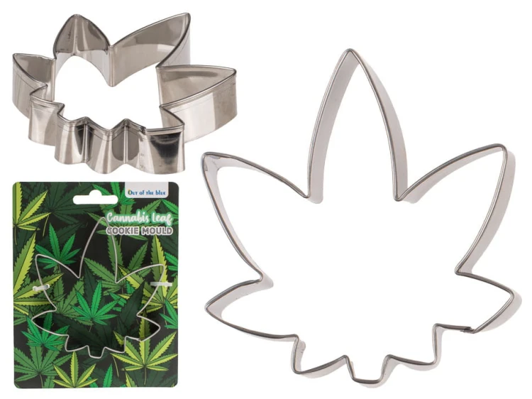 Foremka do ciastek Liść marychy Marihuana forma do pieczenia Zioło .jpg
