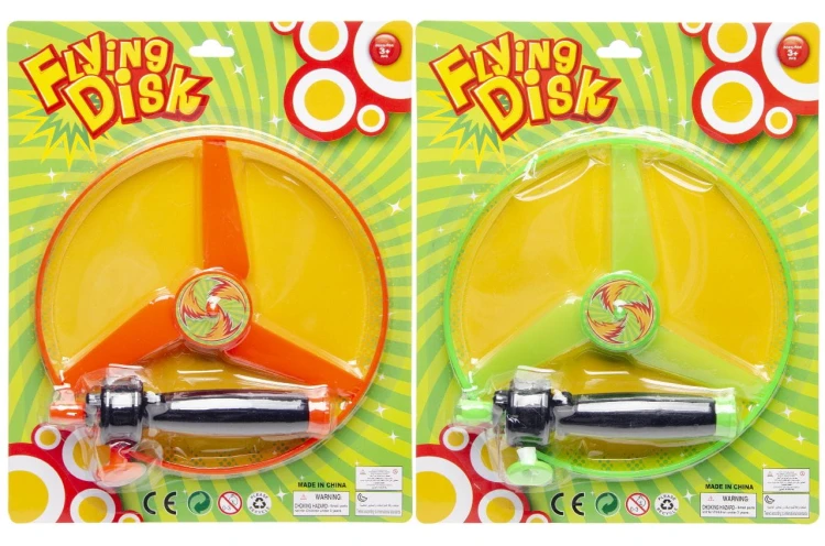 Latający dysk z ręcznym napędem Wyrzutnią do puszczania  (2).jpg