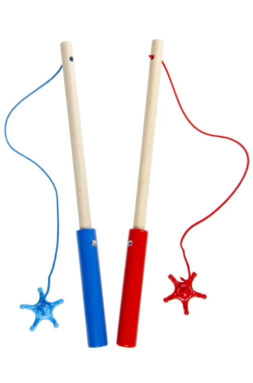 Drewniana wędka zabawka do wody Wanny  na plażę 2.jpg