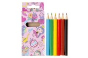 Drewniane kredki mini księżniczka 6 sztuk zestaw 9cm  (1).jpg