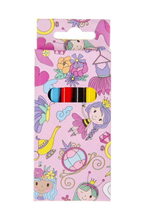 Drewniane kredki mini księżniczka 6 sztuk zestaw 9cm  (2).jpg