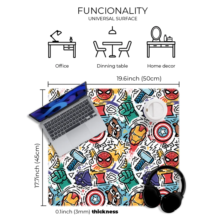 Mata na biurko Podkładka ochronna 50x45 cm Marvel Avengers IV  (2).png
