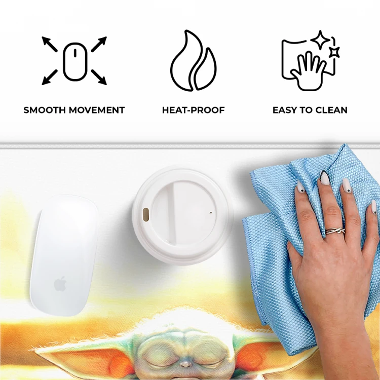 Mata na biurko Podkładka ochronna 50x45 cm Star Wars Baby Yoda II  (3).png