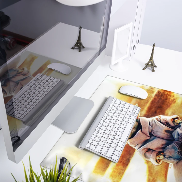 Mata na biurko Podkładka ochronna 50x45 cm Star Wars Baby Yoda II  (4).png