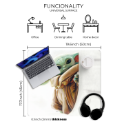 Mata na biurko Podkładka ochronna 50x45 cm Star Wars Baby Yoda III (2).png