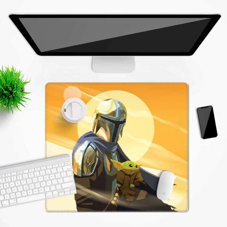 Mata na biurko Podkładka ochronna 50x45 cm Star Wars Baby Yoda VI  (2).png