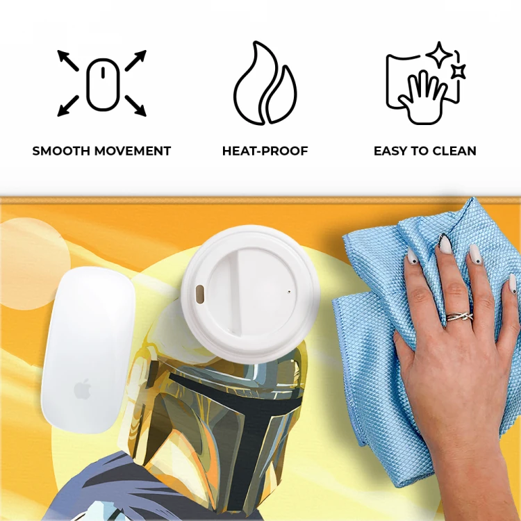 Mata na biurko Podkładka ochronna 50x45 cm Star Wars Baby Yoda VI  (4).png