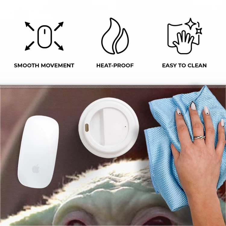 Mata na biurko Podkładka ochronna 50x45 cm Star Wars Baby Yoda VII  (4).png