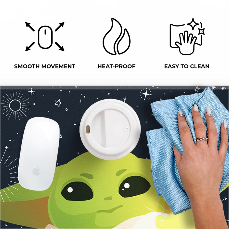 Mata na biurko Podkładka ochronna 50x45 cm Star Wars Baby Yoda IX  (4).png