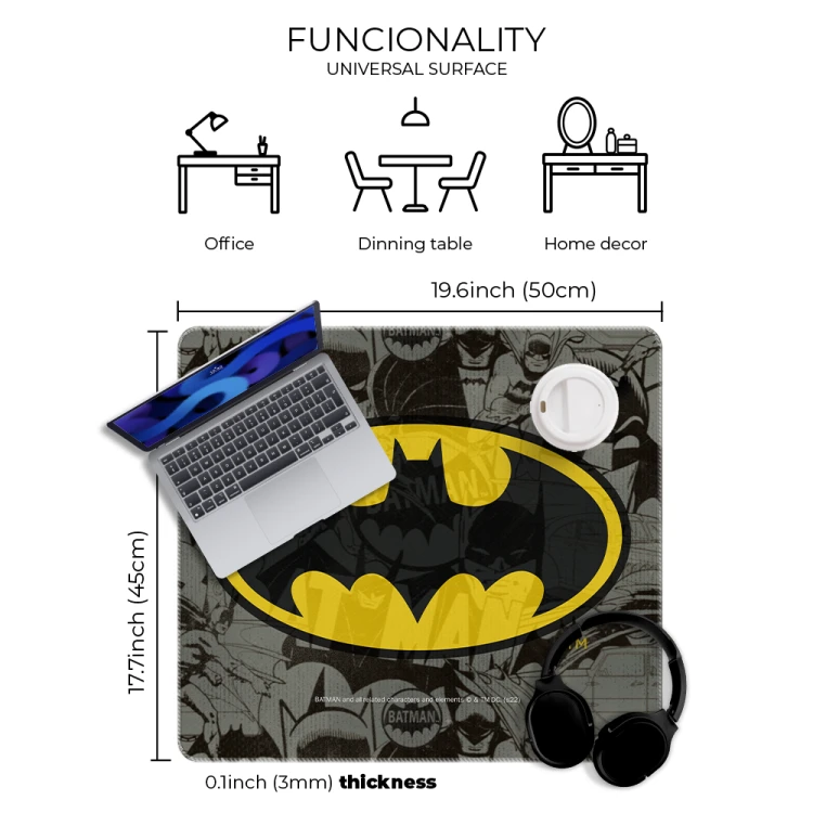 Mata na biurko Podkładka ochronna 50x45 cm DC Batman I  (3).png