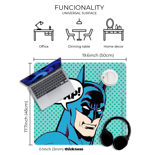 Mata na biurko Podkładka ochronna 50x45 cm DC Batman III  (3).png