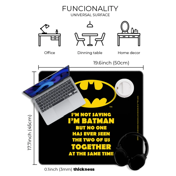 Mata na biurko Podkładka ochronna 50x45 cm DC Batman IV  (3).png