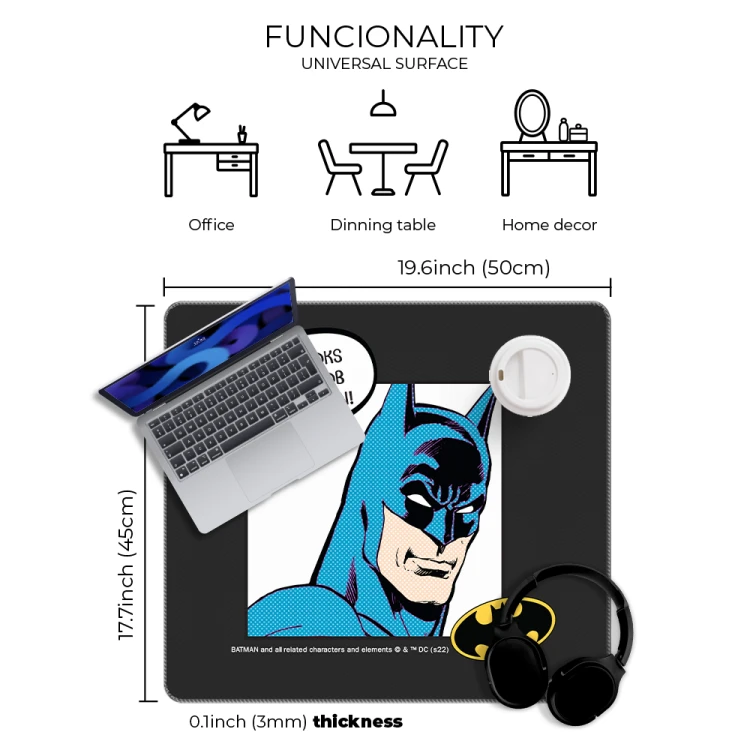 Mata na biurko Podkładka ochronna 50x45 cm DC Batman V  (3).png