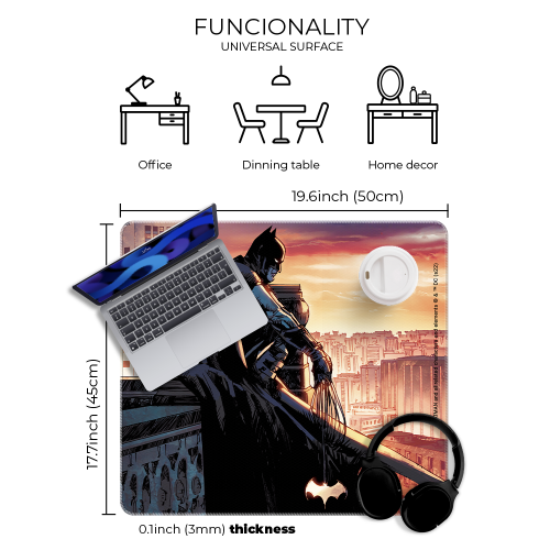 Mata na biurko Podkładka ochronna 50x45 cm DC Batman VII  (3).png