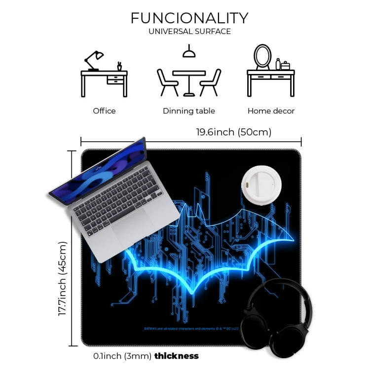 Mata na biurko Podkładka ochronna 50x45 cm DC Batman XVIII  (3).png