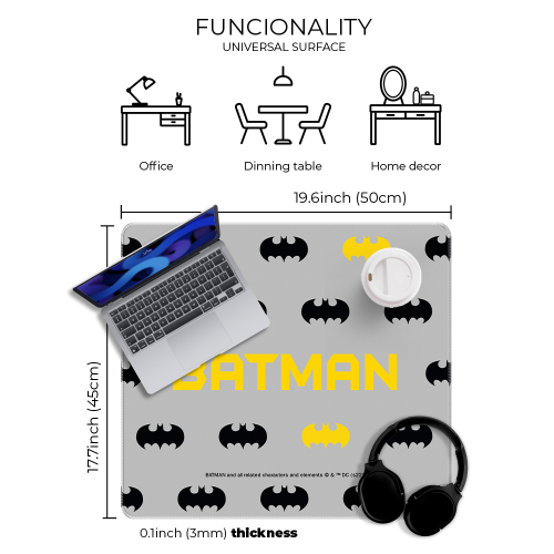 Mata na biurko Podkładka ochronna 50x45 cm DC Batman XX  (3).png