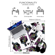 Mata na biurko Podkładka ochronna 50x45 cm DC Batman i Joker  (3).png