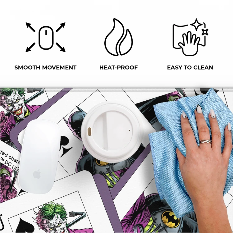 Mata na biurko Podkładka ochronna 50x45 cm DC Batman i Joker  (4).png