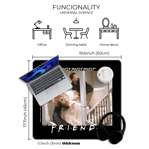 Mata na biurko Podkładka ochronna 50x45 cm DC Friends Przyjaciele VI  (3).png