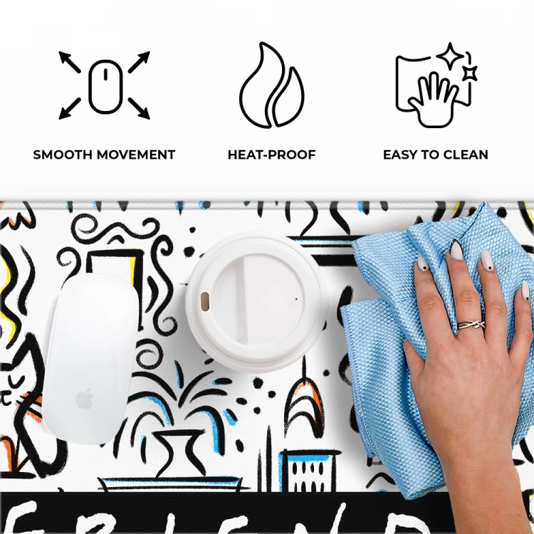 Mata na biurko Podkładka ochronna 50x45 cm DC Friends Przyjaciele XI  (4).png