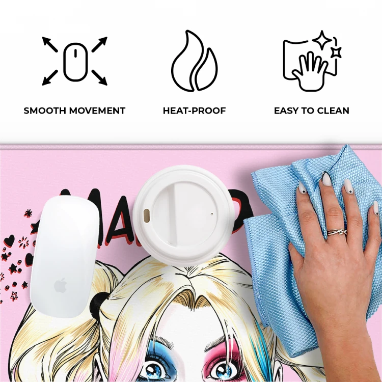 Mata na biurko Podkładka ochronna 50x45 cm DC Harley Quinn  (4).png