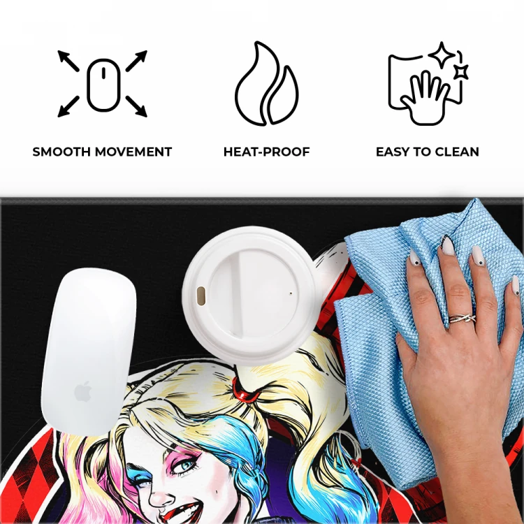 Mata na biurko Podkładka ochronna 50x45 cm DC Harley Quinn II  (4).png