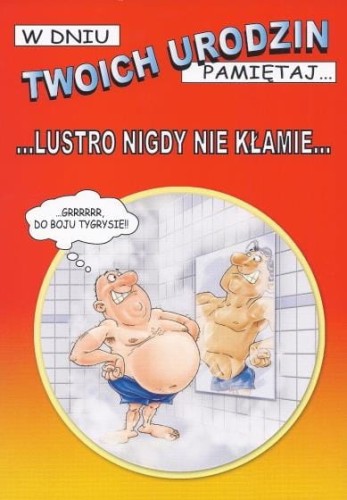 KARNET POCZTÓWKA Z KOPERTĄ URODZINY MĘŻCZYZNA 1