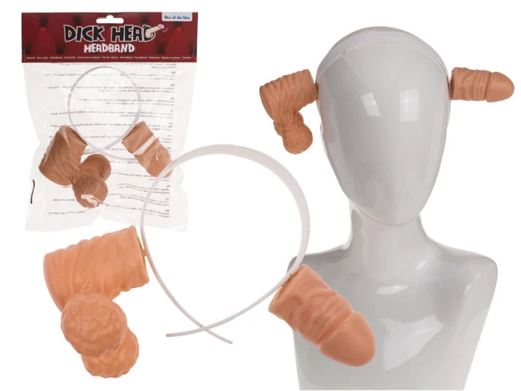 Opaska imprezowa z peniskiem penisem Śmieszna Babski Wieczór Panieński .jpg