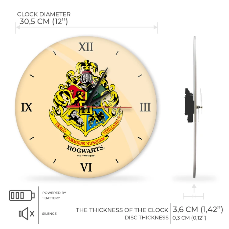 Taki zegar to prawdziwa ozdoba ściany w domu każdego wielbiciela gatunku. Teraz dodatkowo w absolutnie rewelacyjnej wersji LICENCYJNEJ, tworząc wspaniałą atmosferę. Model PREMIUM - minimalistyczny design, hitowe kolory  ( (3).png